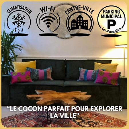 Ulysse, Appartement Spacieux Au Centre Historique D'Uzes En Rez-De-Chaussee Avec Exterieur, Proche Parking Des Marroniers Ngoại thất bức ảnh
