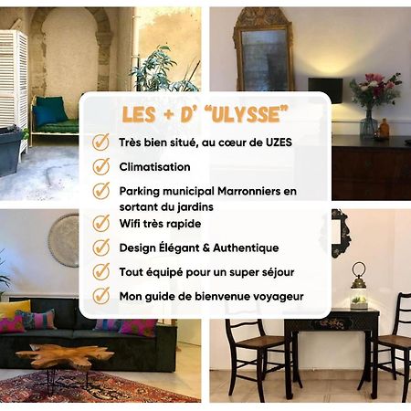 Ulysse, Appartement Spacieux Au Centre Historique D'Uzes En Rez-De-Chaussee Avec Exterieur, Proche Parking Des Marroniers Ngoại thất bức ảnh